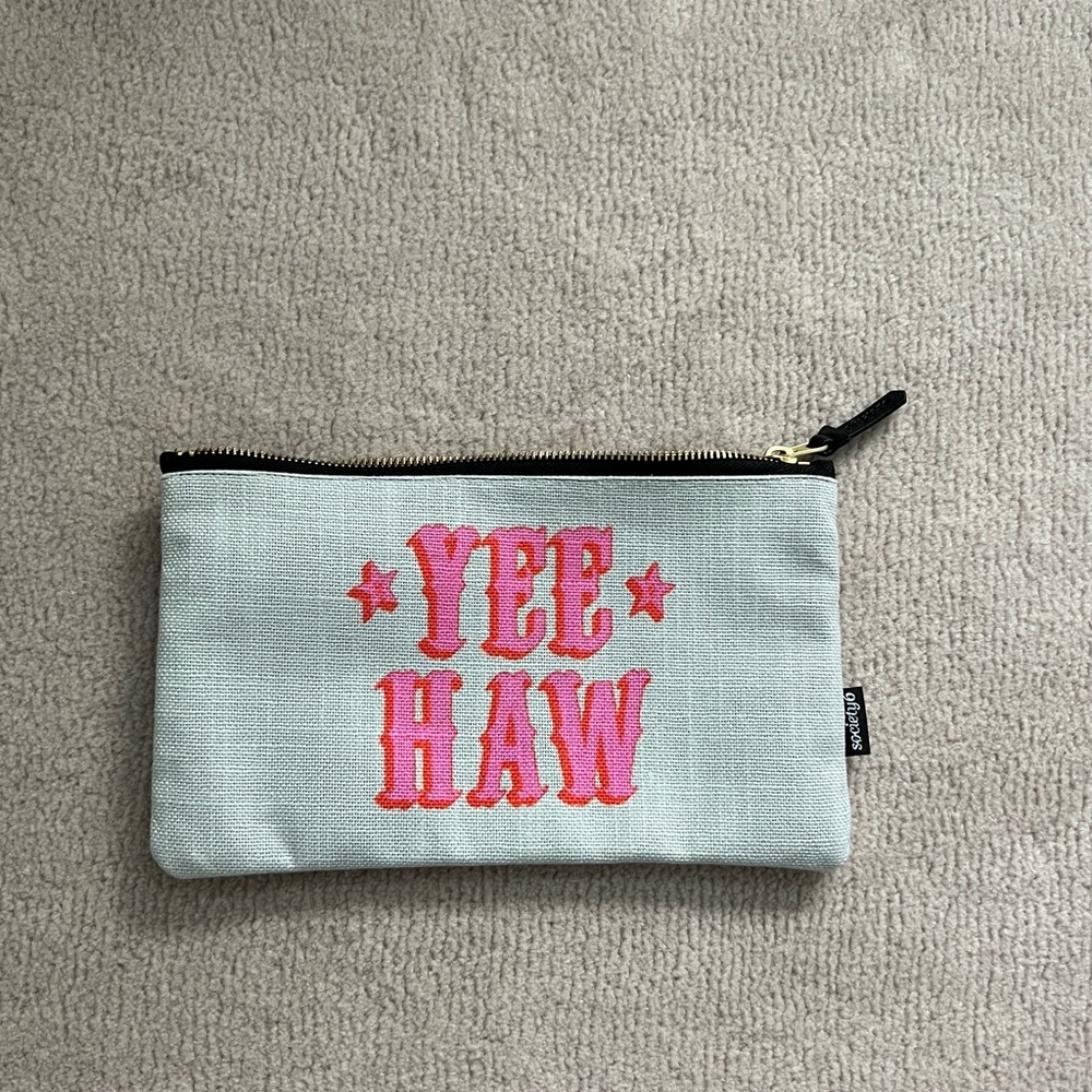Yeehaw cosmetic bag